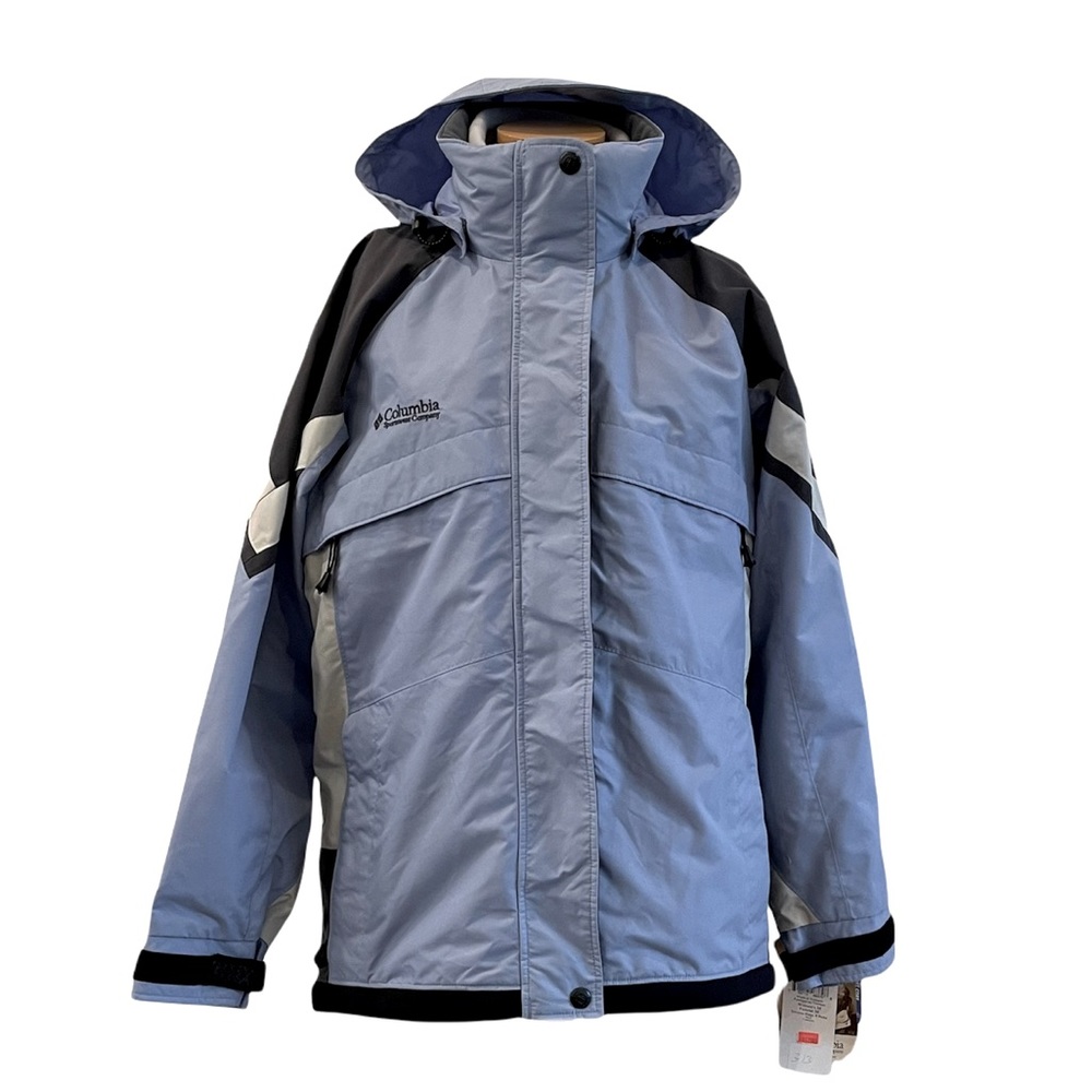 Columbia Traverse Ridge Parka Women’s Medium Blue New Winter Coat 2 in 1 Fleece